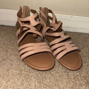 SO Blush Strappy Sandals